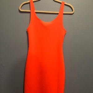 Orange noen midi dress !